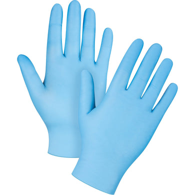 Blue Nitrile Examination Gloves - SERVOXY INC