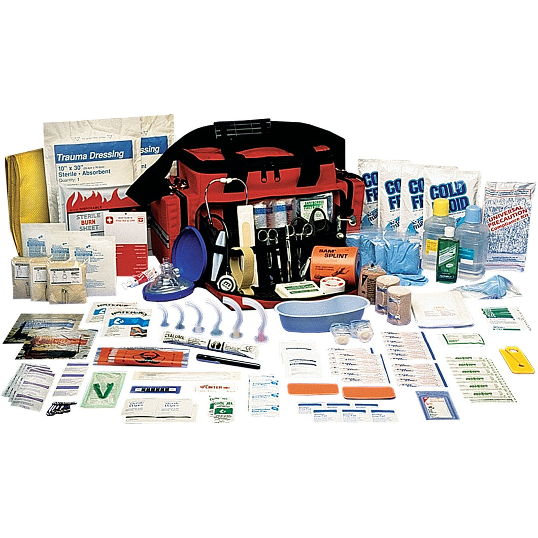 Canadian First Responder-Trauma and Crisis Deluxe First Aid Bag-Kit Stocked - SERVOXY INC