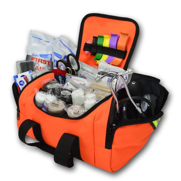 Compact First Responder Stocked Trauma Bag w Fill Kit B - SERVOXY INC