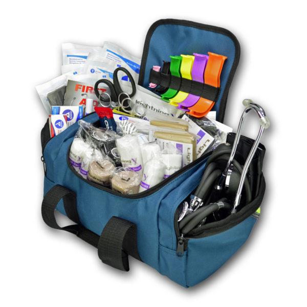 Compact First Responder Stocked Trauma Bag w Fill Kit B - SERVOXY INC