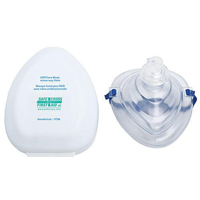 CPR Pocket Mask with Gloves and Plastic Case - SERVOXY INC