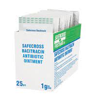 Safecross First Aid Cream, Cream, 25 pack - SERVOXY INC