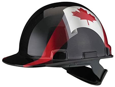 Dynamic Safety Hard Hat Helmet with Canada Flag - SERVOXY INC