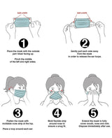 Ear Loop Face Masks 50 Pack Non-Medical - SERVOXY INC