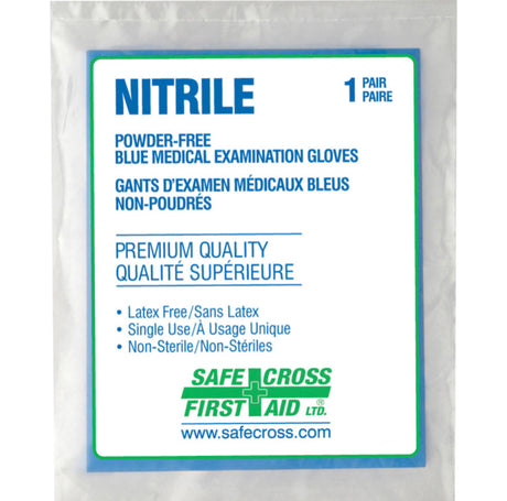 Examination Grade Nitrile Gloves 1 Pair Pocket Packs - SERVOXY INC