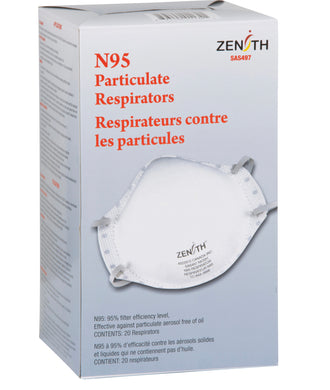 Particulate Respirators, N95, NIOSH Certified, Medium/Large - SERVOXY INC