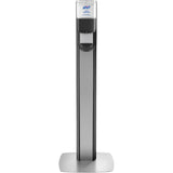 Purell® MESSENGER™ ES8 Silver Panel Floor Stand with Automatic Dispenser - SERVOXY INC