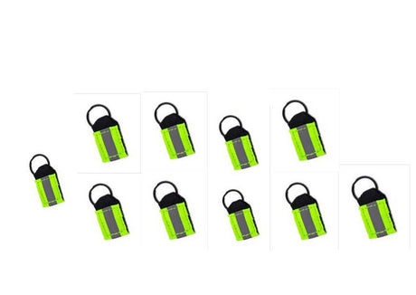 Hi-Vis Reflective Ballistic Nylon Webbing Zipper Pulls - SERVOXY INC
