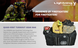 LXFB45 Quad-Vent Turnout Gear Bag - SERVOXY INC