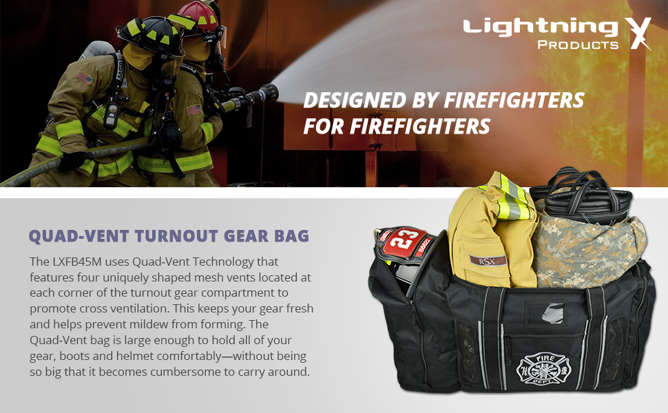 LXFB45 Quad-Vent Turnout Gear Bag - SERVOXY INC