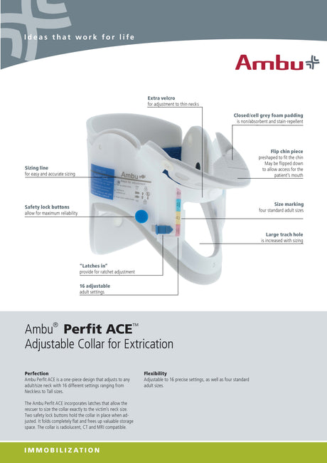 Ambu adjustable extrication collars - SERVOXY INC