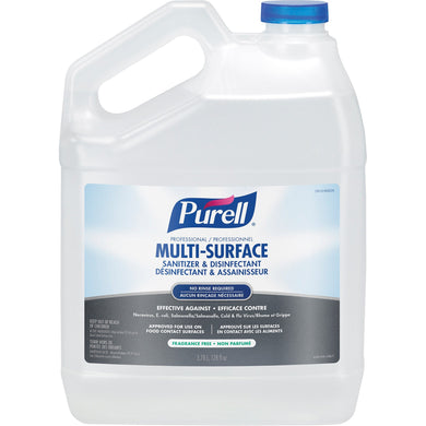 Professional Multi-Surface Sanitizer & Disinfectant, Jug, 3.78 L - SERVOXY INC