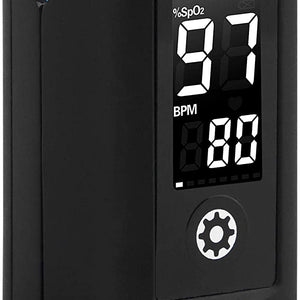 Oxymètre de pouls avec cordon et protection.