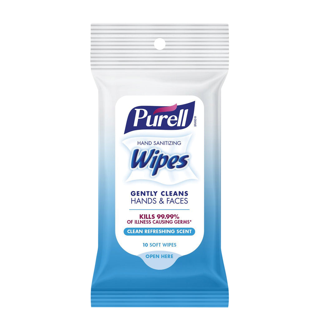 PURELL Hand Sanitizing Wipes, Pack(10) - SERVOXY INC