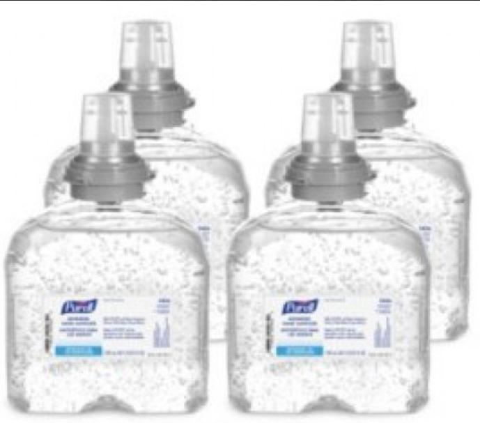 PURELL 5770-04-CAN TFX Advanced Hand Rub 4pack - SERVOXY INC