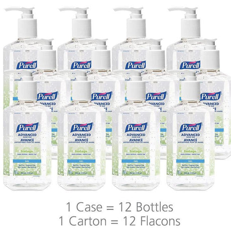 PURELL Advanced Hand Sanitizer 354ml Case Pack(12) - SERVOXY INC