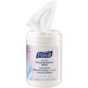 PURELL ALCOHOL HAND SANITIZING WIPES 175 COUNT CANISTER - SERVOXY INC