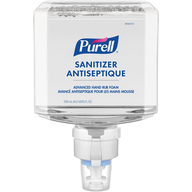 PURELL ES8 Advanced Foam Hand Sanitizer, 1200 ml, Cartridge Refill, 70% Alcohol - SERVOXY INC
