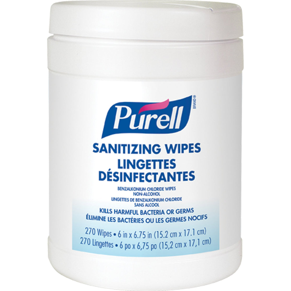 PURELL Hand Sanitizing Wipes BZK 270 Count Case Pack(6) - SERVOXY INC