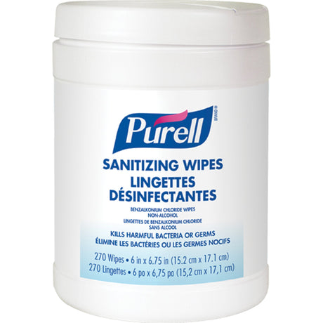 PURELL Hand Sanitizing Wipes BZK 270 Count Case Pack(6) - SERVOXY INC