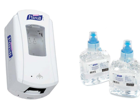 Purell LTX-12 Automatic Hand Sanitizer Dispenser Starter Kit With 2X Refill - SERVOXY INC