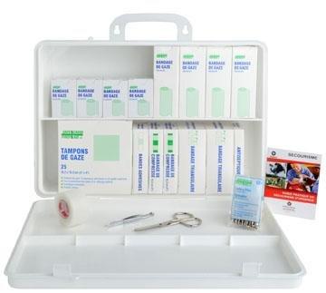 Quebec, Sec. 4, 36 Unit, Plastic Box, Unitized First Aid Kit - SERVOXY INC