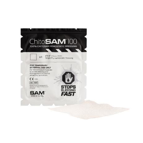Sam Medical ChitoSAM 100 4" X 4" - SERVOXY INC