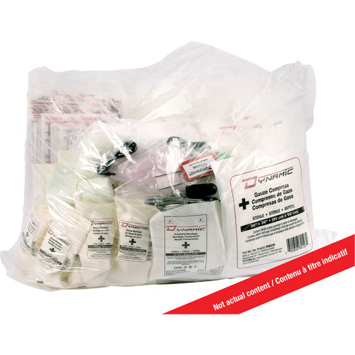 CSA Type 3 First Aid Kit, Manitoba/Newfoundland & Labrador/Quebec, Pouch Large - SERVOXY INC