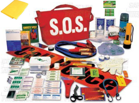 Deluxe Vehicle/Car-Truck-RV-S.O.S-Roadside Assistance Kit - SERVOXY INC