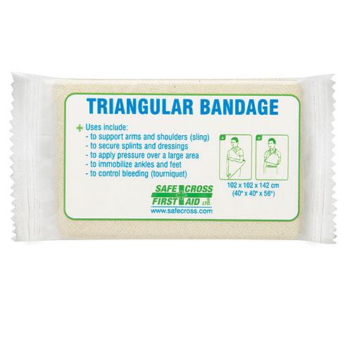 Bandage triangulaire, 101,6 x 101,6 x 142,2 cm (40" x 40" x 56"), Chaque