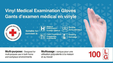 Vinyl Medical Examination Gloves size Large - SERVOXY INC
